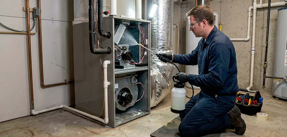 Air Handler Antimicrobial Treatment in San Angelo