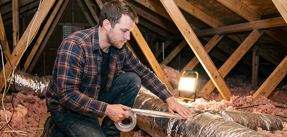 Attic Duct Sealing and Insulation in San Angelo