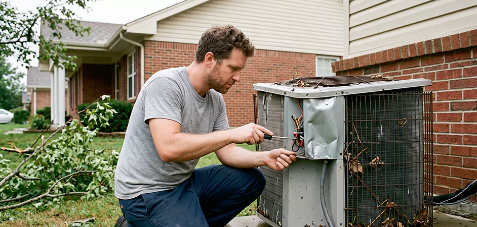 Storm Damage HVAC Restoration in San Angelo