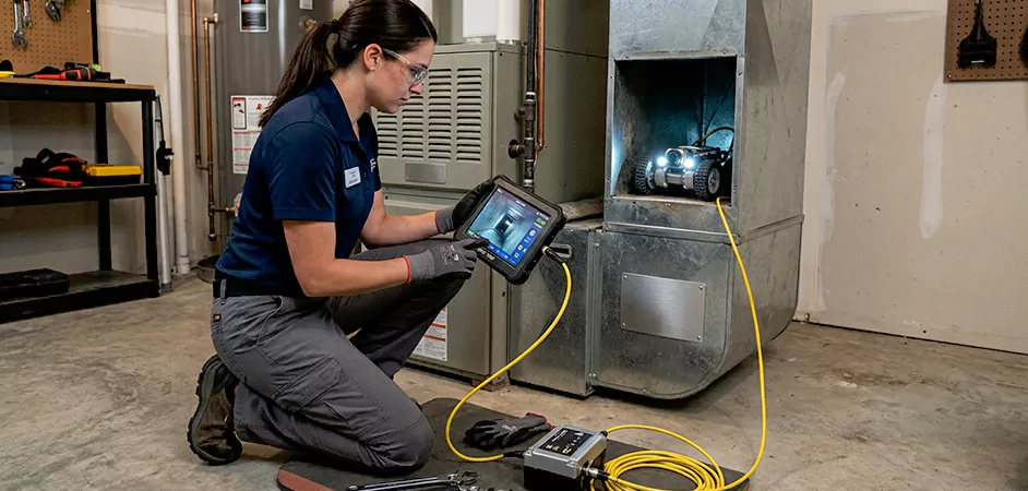 Robotic Duct Inspection in San Angelo